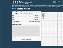 Tablet Screenshot of bcalc.net